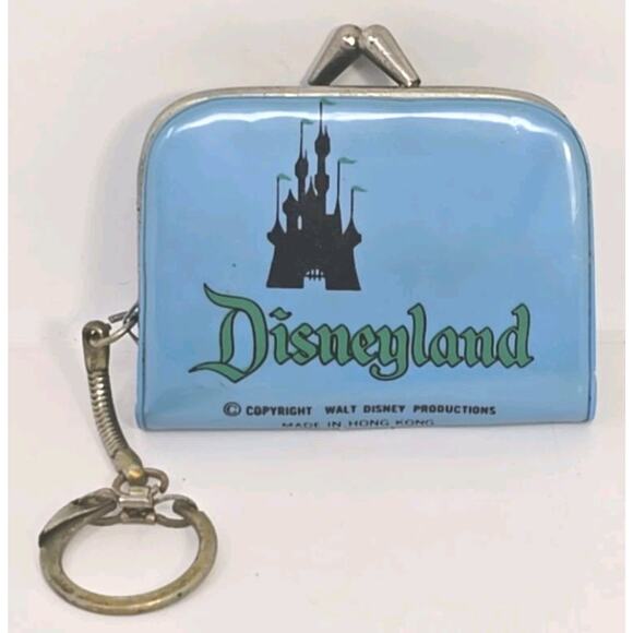 1960\'s Disneyland Park Vinyl Coin Purse Tinker Bell Original Souvenir 2.5\